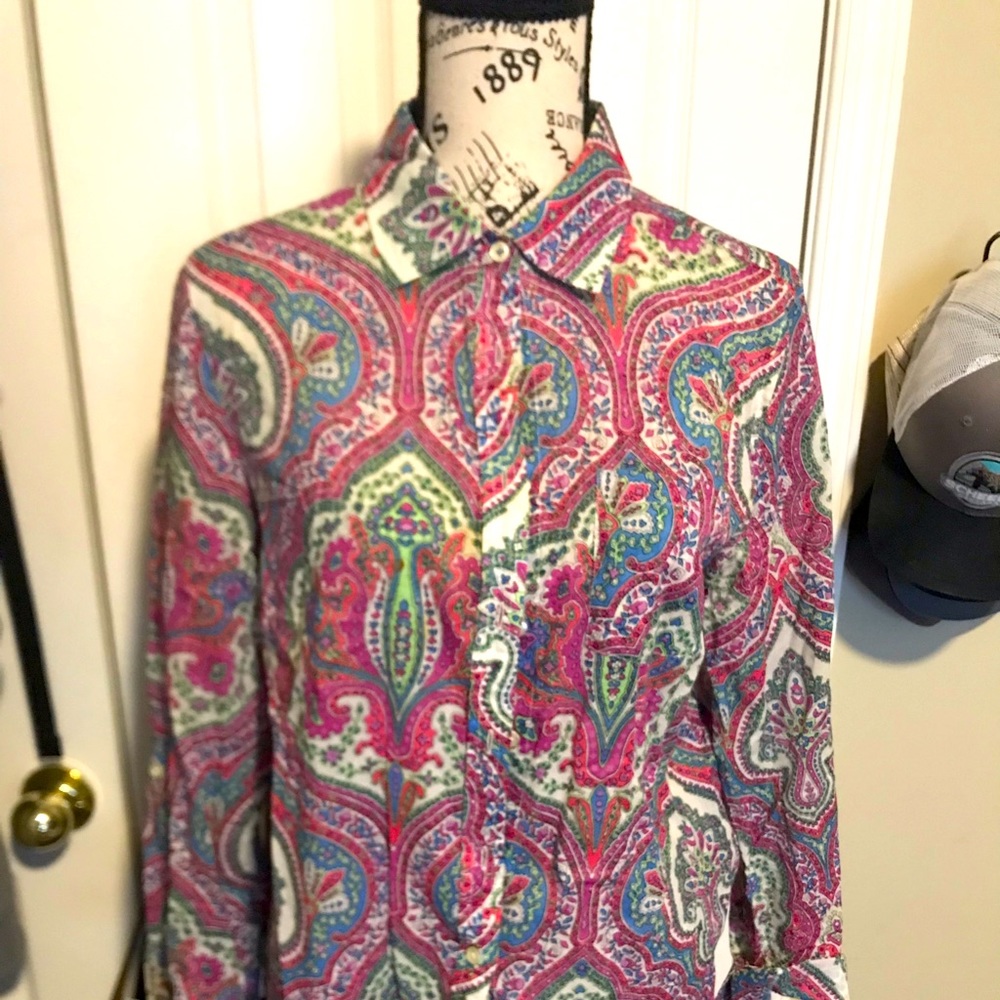 Talbots light weight blouse